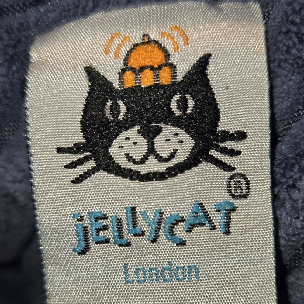 Jellycat London Blue Cordy Roy Elephant White Tusks Textured Soft Plush Toy 17" - Picture 12 of 13